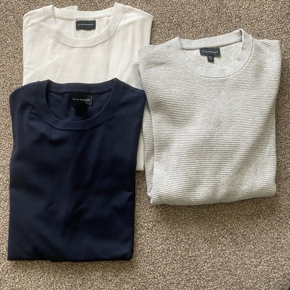 Club Monaco Long Sleeve Shirt Bundle - Size Small